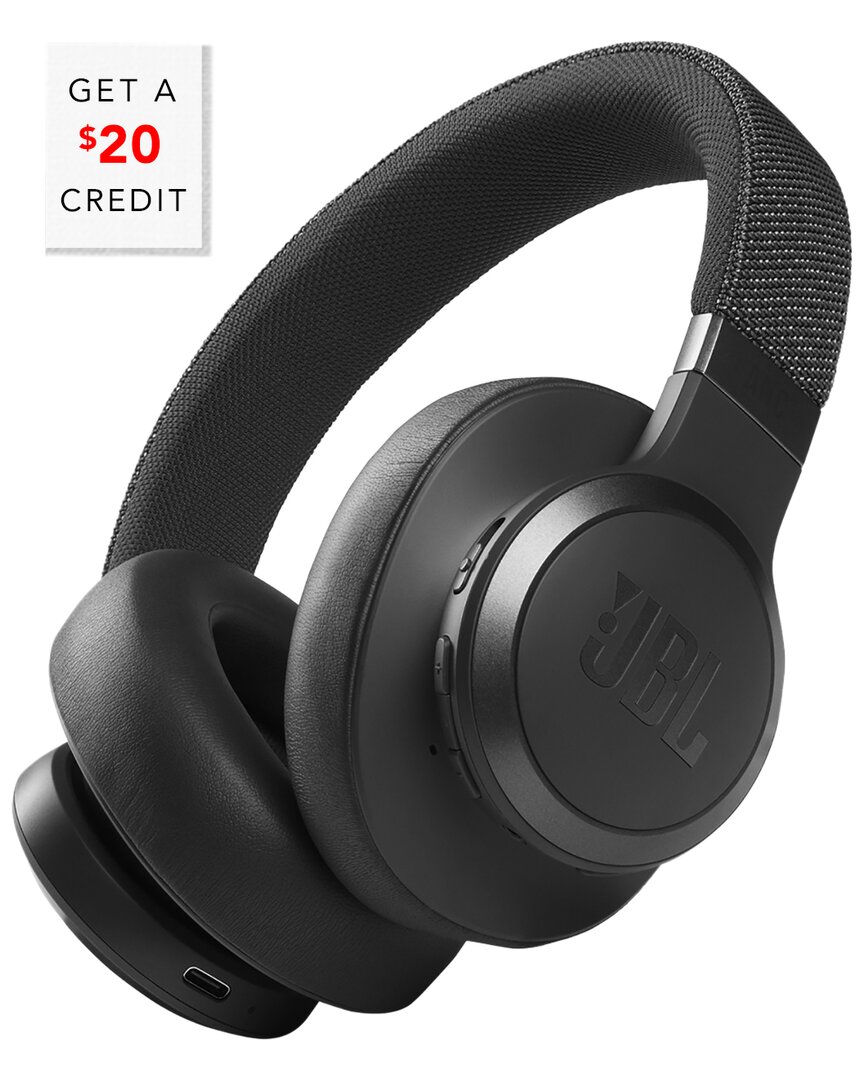 Jbl Live 660nc Wireless Over-ear Noise Cancelling Headphones In Black