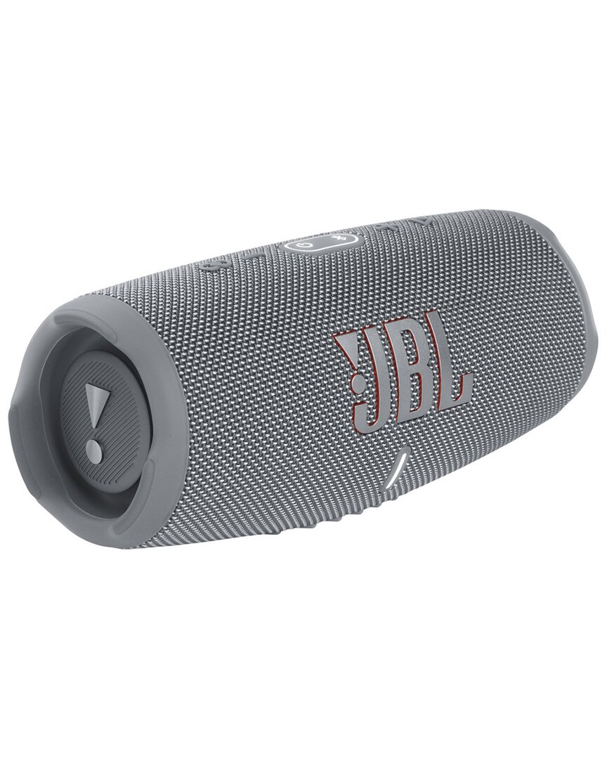 Jbl Charge 5 Portable Waterproof Bluetooth Speaker In Gray