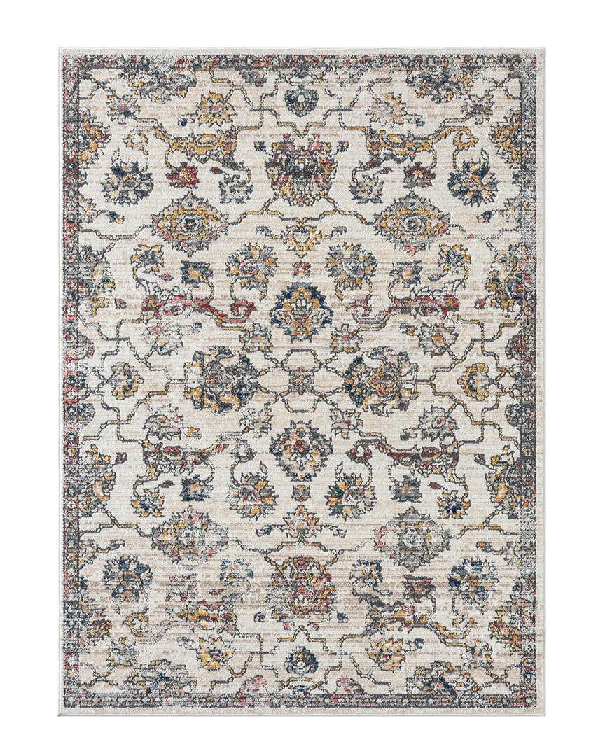 Lr Home Beaux Floral Area Rug In Gray