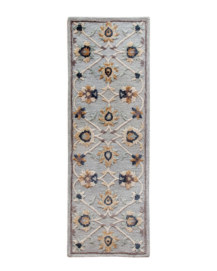 Lr Home Beatrice Hand-woven Traditional Area Rug In Gray