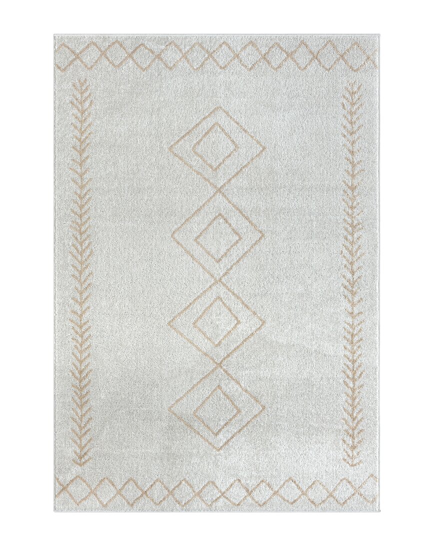 Lr Home Calixta Diamond Area Rug In Cream