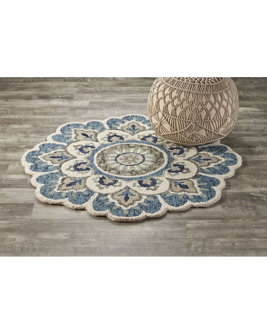 Lr Home Daleyza Hand-tufted Classic Area Rug In Blue