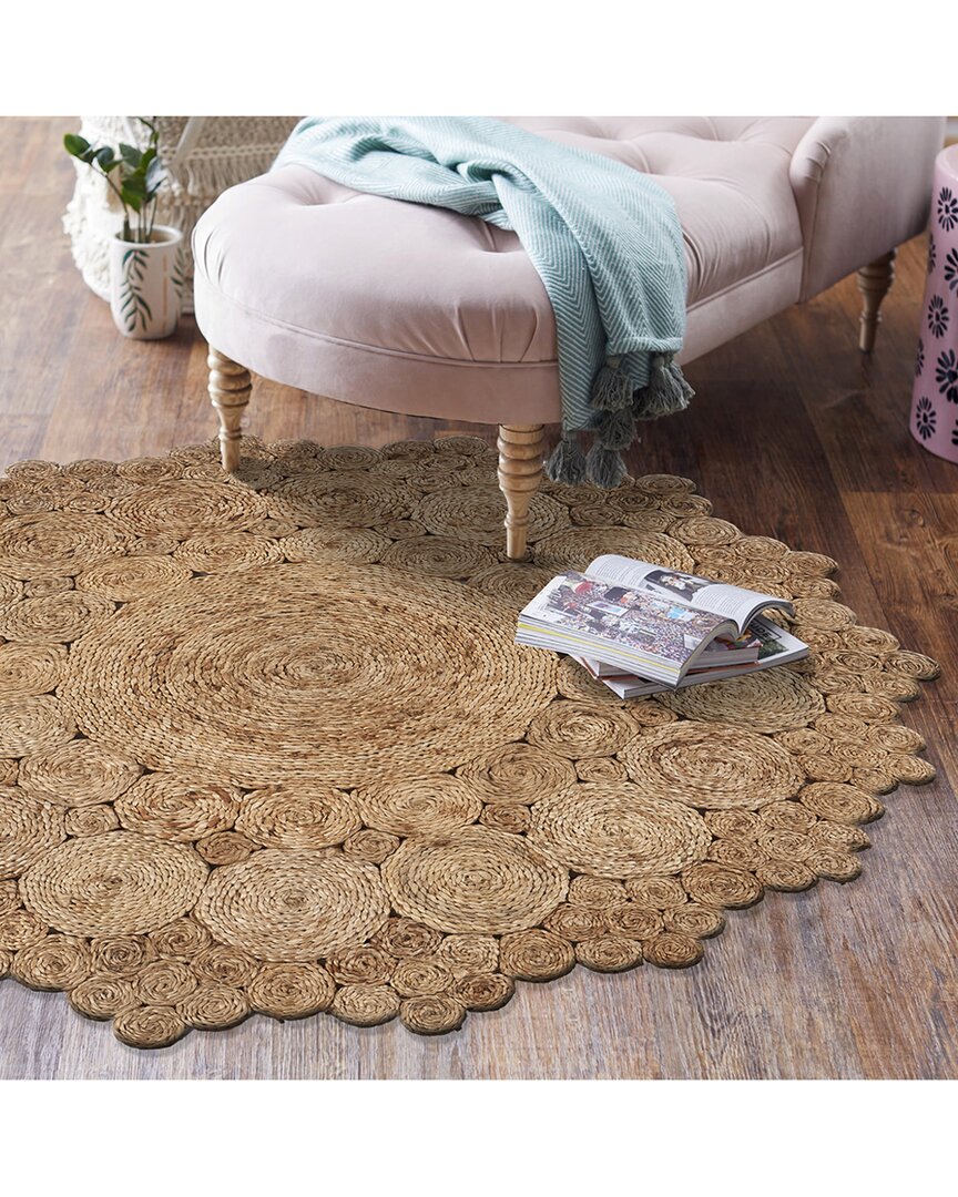 Lr Home Brynn Hand-woven Geometric Area Rug In Beige