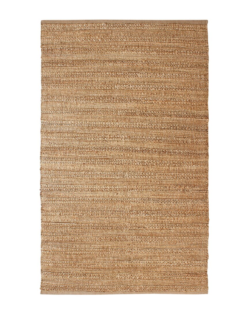 Lr Home Nathalia Contemporary Handwoven Natural Jute And C In Beige