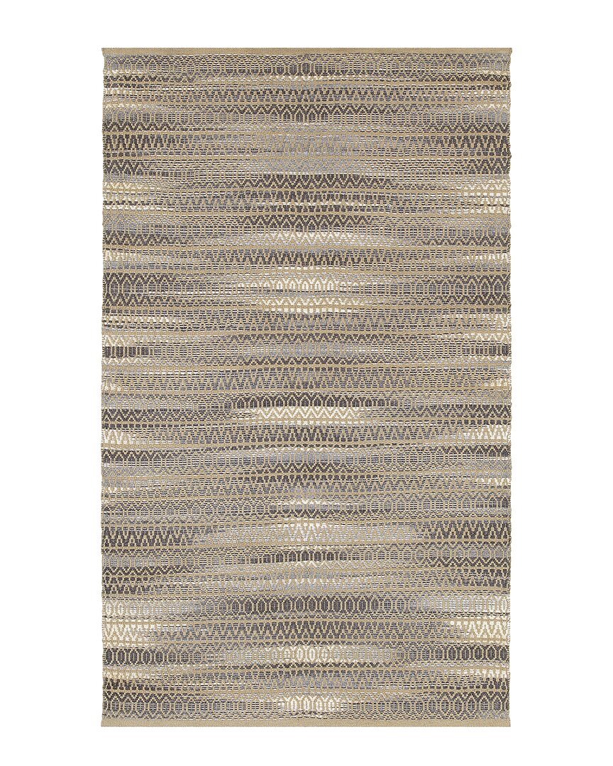 Lr Home Nathalia Hand-woven Geometric Area Rug In Beige