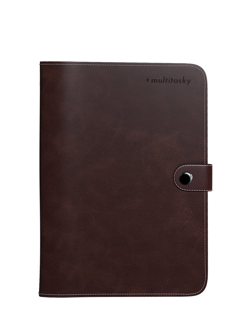 Multitasky Organizational Notebook/journal In Brown