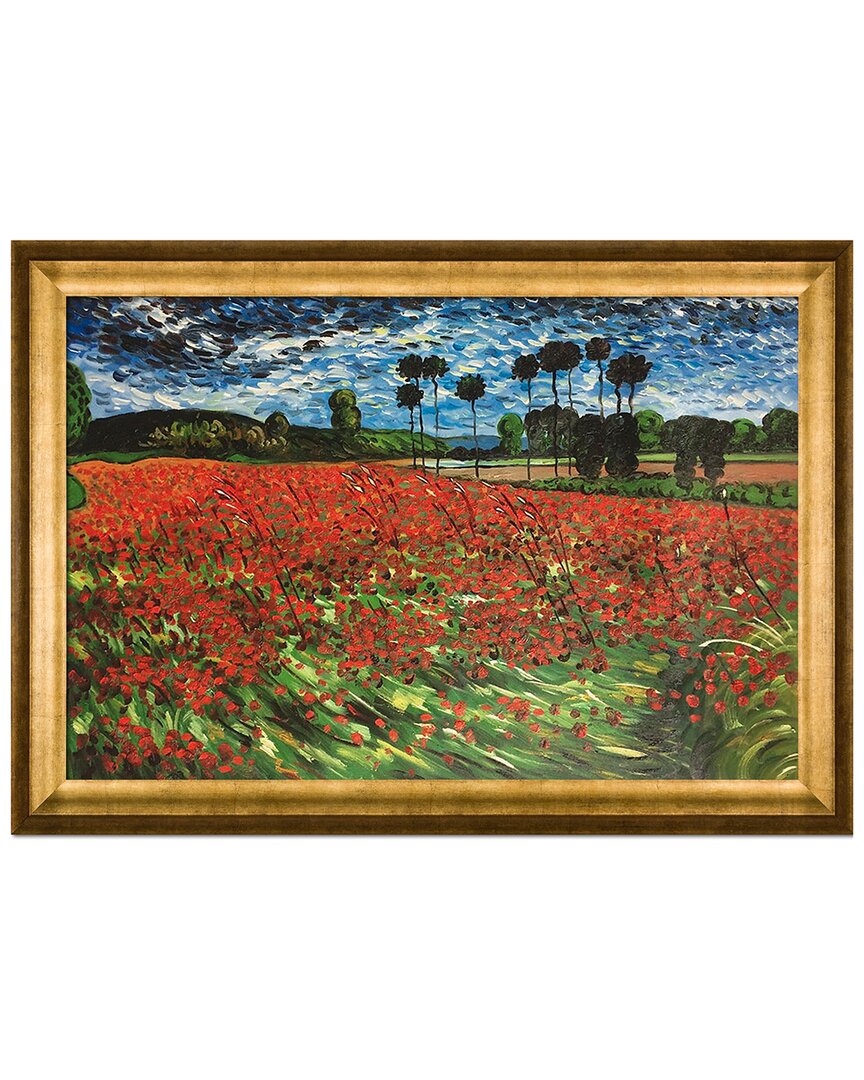 La Pastiche By Overstockart Field Of Poppies With In Multicolor