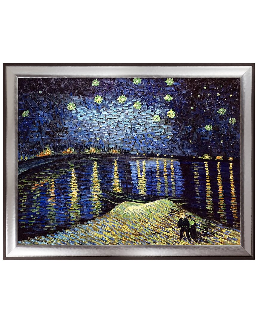 La Pastiche Starry Night Canvas Art Print In Multicolor