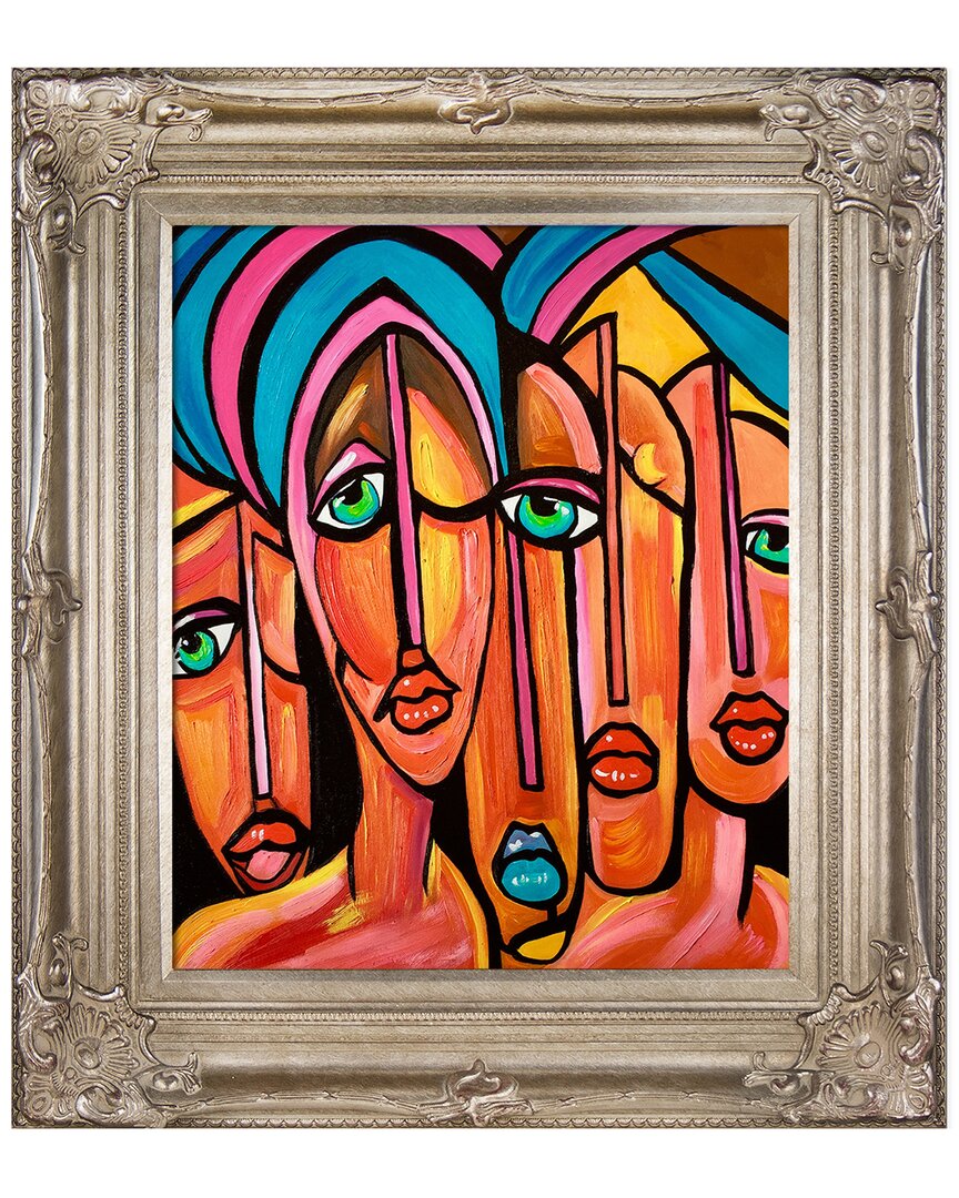 La Pastiche Picasso By Nora Canvas Art Print In Multicolor