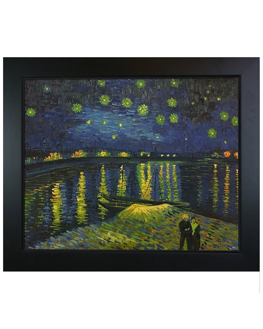 La Pastiche Starry Night Canvas Art Print In Multicolor