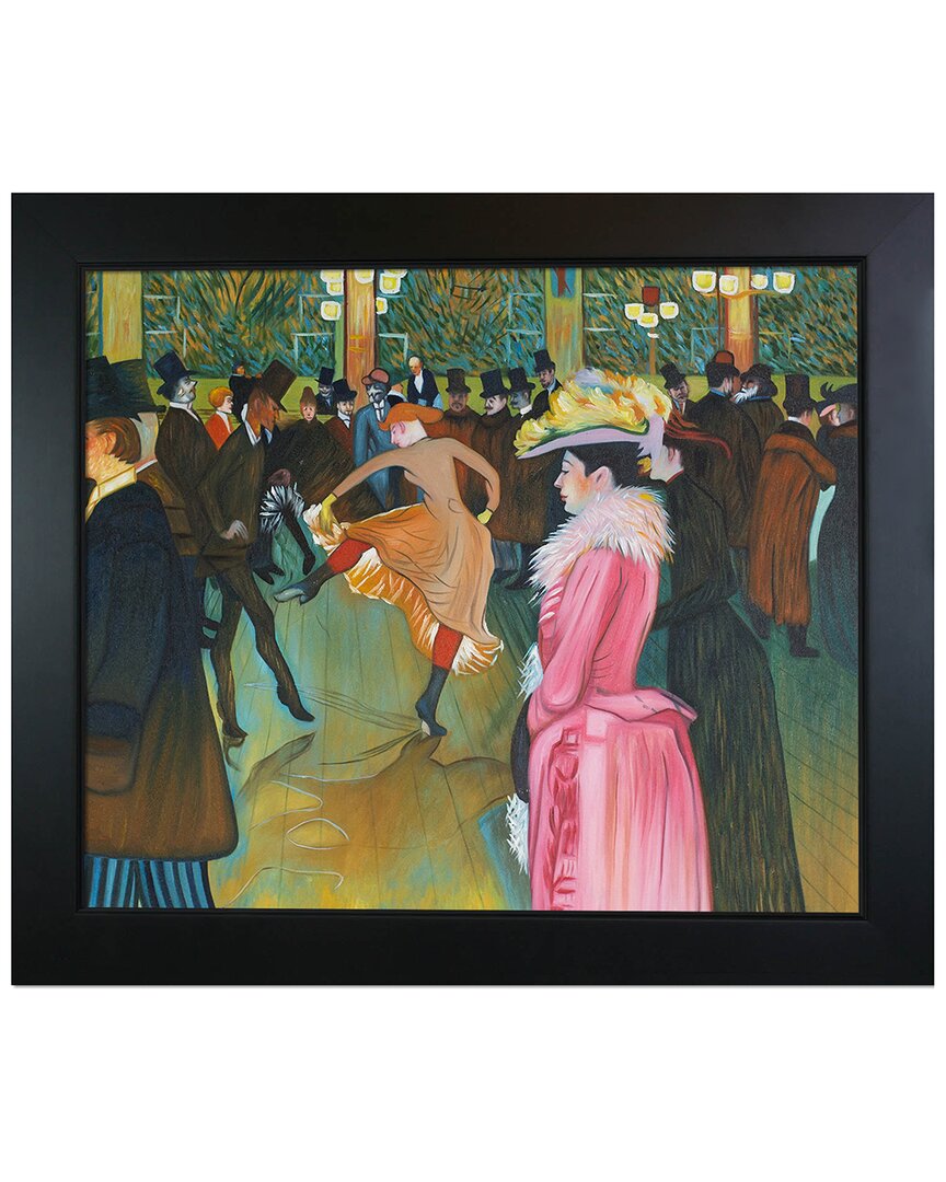 La Pastiche At The Moulin Rouge Canvas Art Print In Multicolor