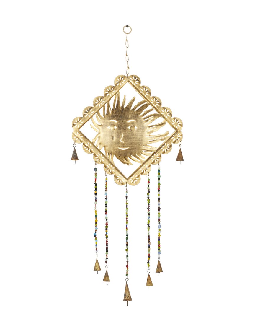 Peyton Lane Gold Metal Eclectic Windchime