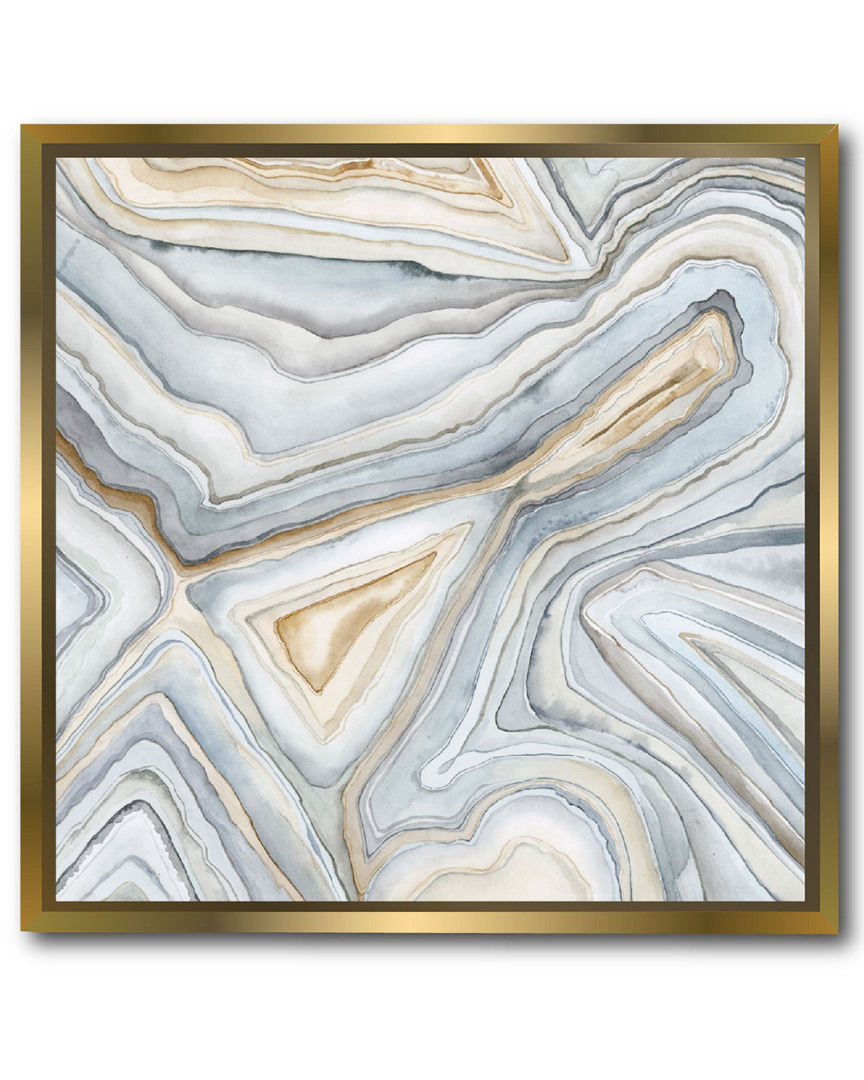 Courtside Market Wall Decor Agate Abstract I Framed Stretched Canvas Wall Art