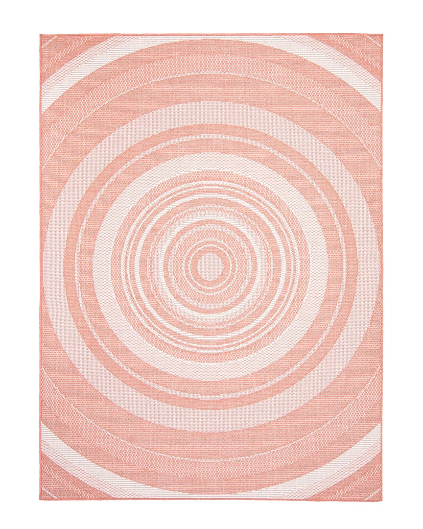 Ecarpet Veranda Modern Indoor/outdoor Rug In Coral
