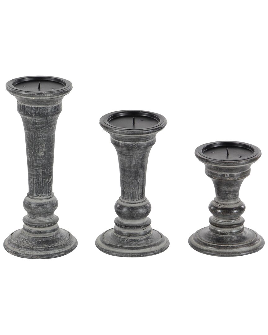 Peyton Lane Set Of 3 Decorative Candle Holders