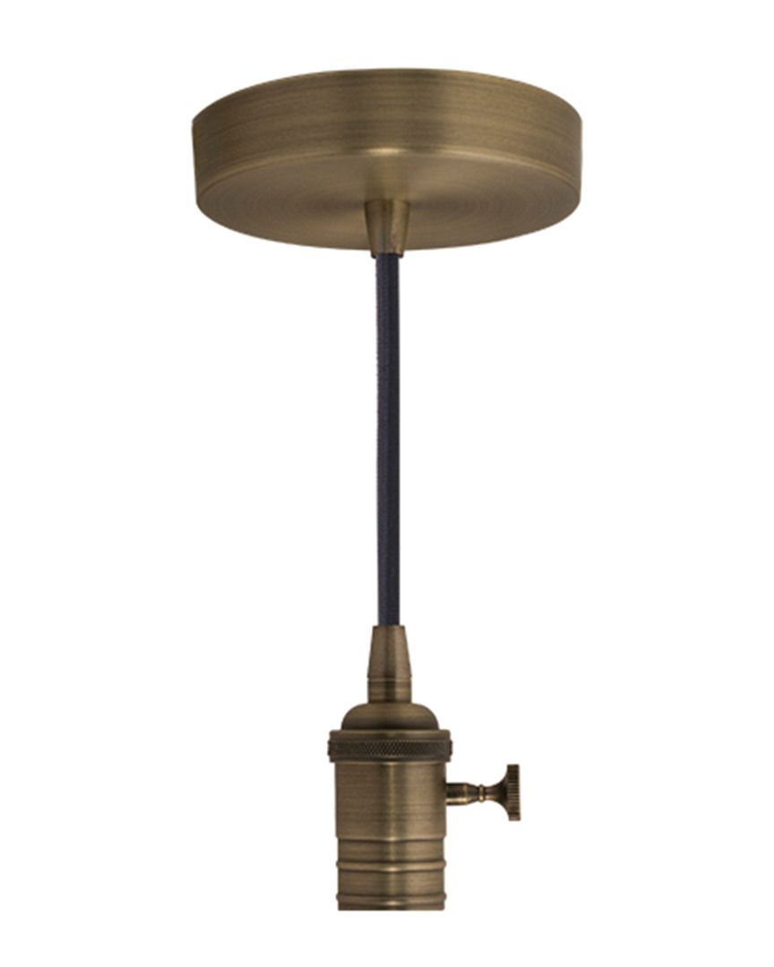 Bulbrite Discontinued  Vintage Pendant In Brown
