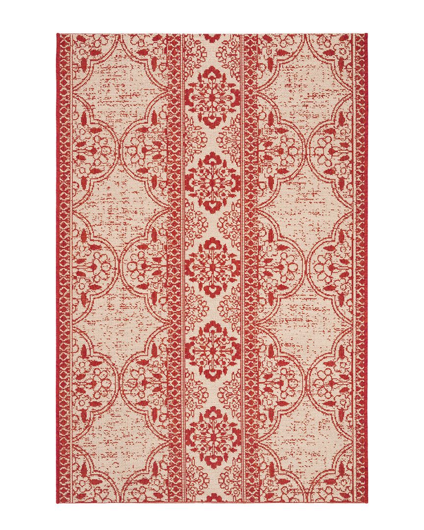 Safavieh Dnu  Beach House Indoor/outdoor Rug In Red
