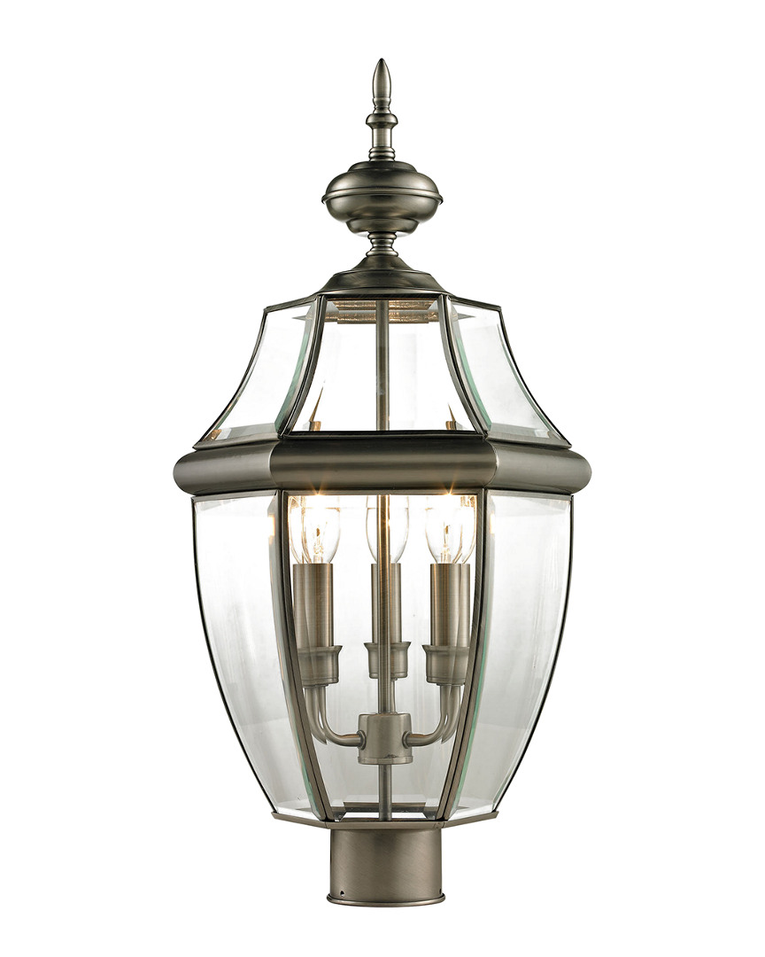 Artistic Home & Lighting Ashford 3-light Outdoor Post Lamp