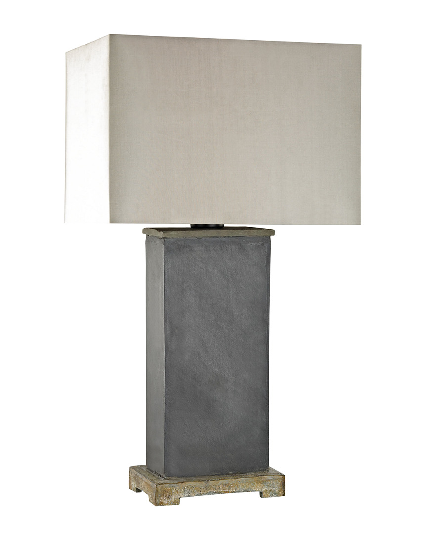 Artistic Home & Lighting Elliot Bay Outdoor Table Lamp In Gray