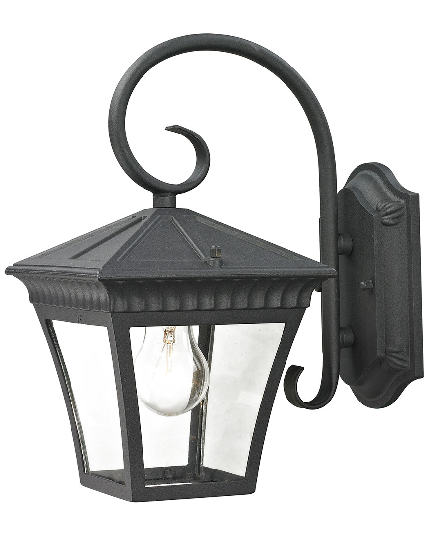 Artistic Home & Lighting Ridgewood 1-light Outdoor Wall Sconce In Black