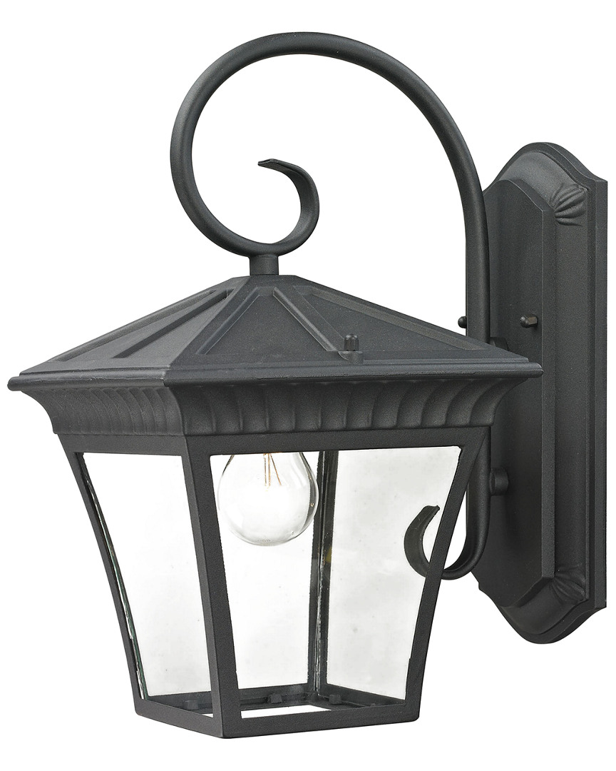 Artistic Home & Lighting Ridgewood 1-light Outdoor Wall Sconce In Black