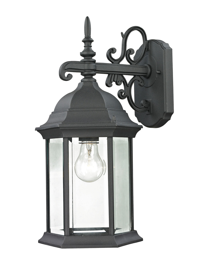 Artistic Home & Lighting Spring Lake 1-light Outdoor Wall Sconce In Black