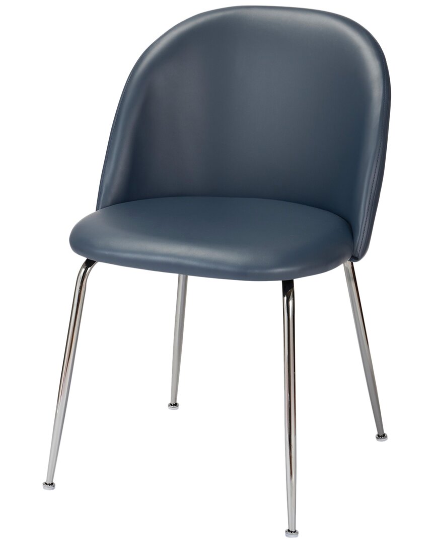 Design Guild Tone Performance Modern Dining Chairs In Navy