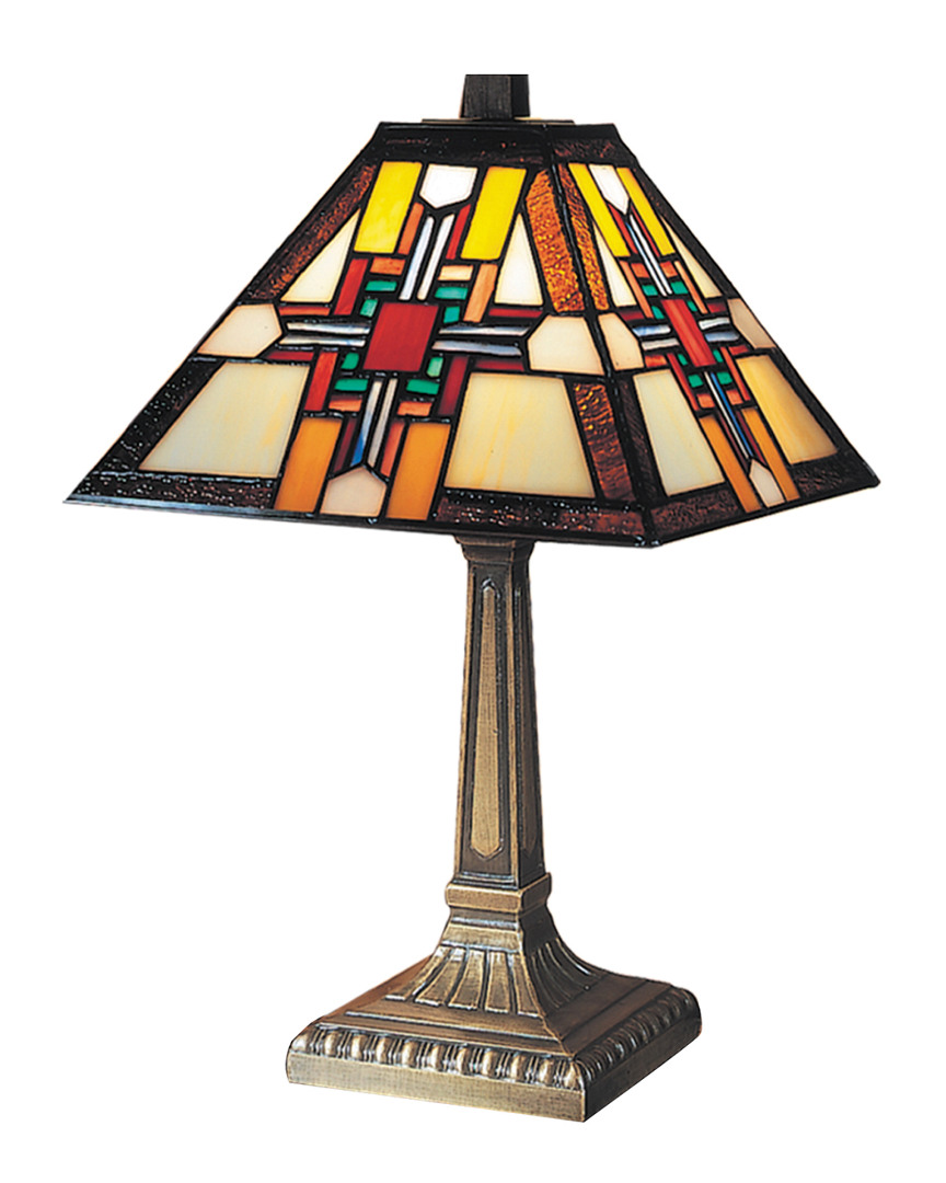 Dale Tiffany Morning Star Table Lamp In Multi