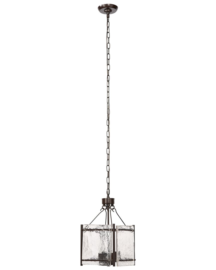 Jamie Young Glenn Small Square Chandelier In Gold