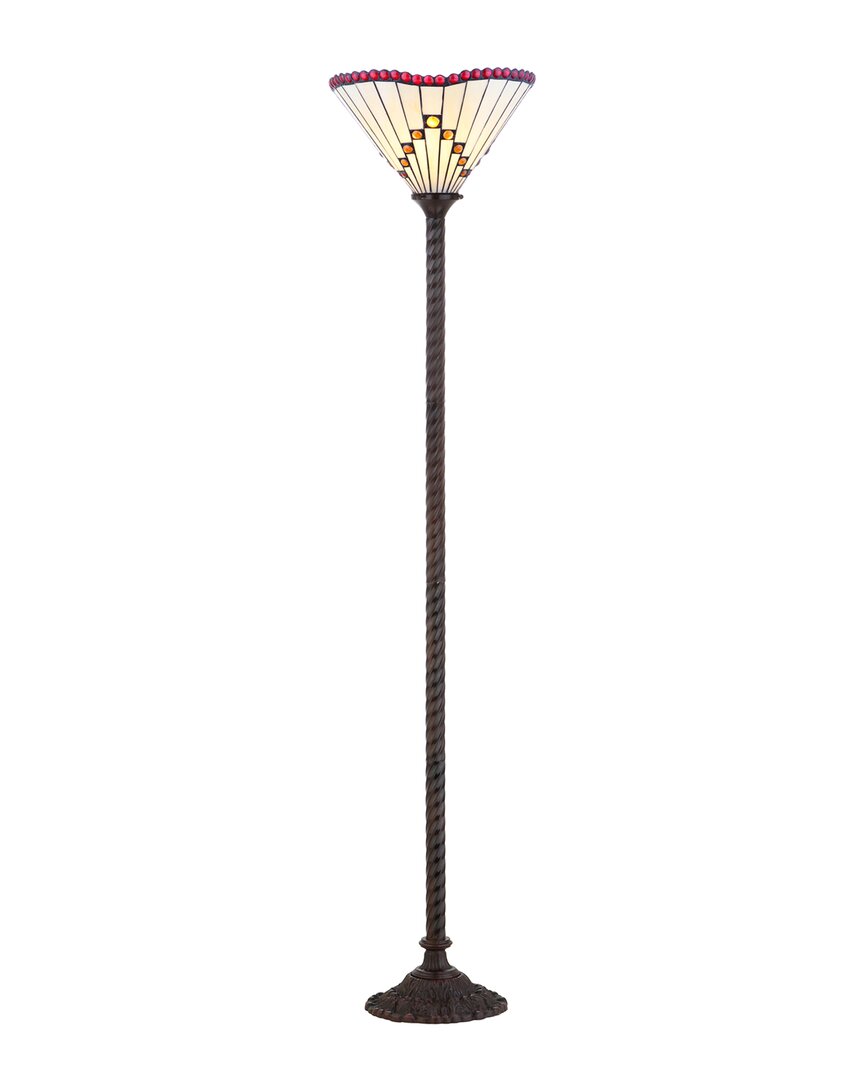 Jonathan Y Designs Smith Tiffany-style 70.5in Torchiere Floor Lamp