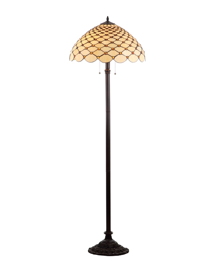 Jonathan Y Designs Lee Tiffany-style 62in Led Floor Lamp