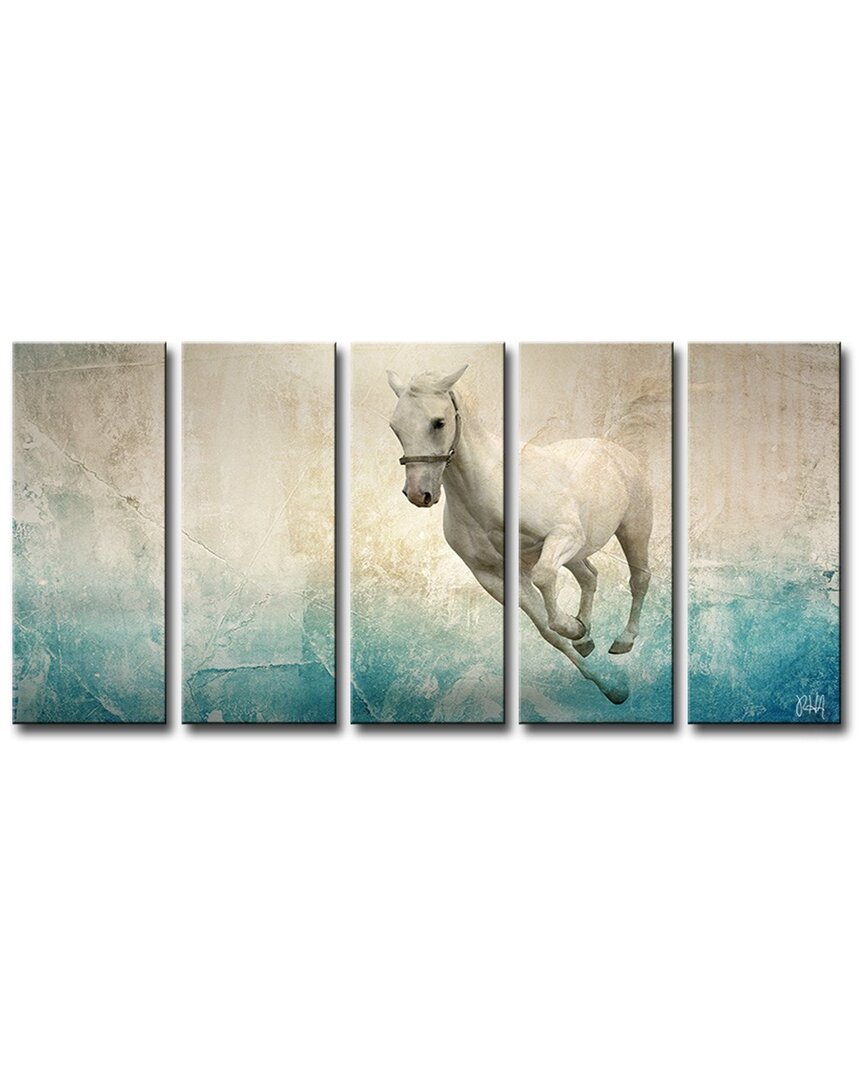 Ready2hangart Equestrian Saddle Ink Psviii Canvas Wall Art By Tristan Scott