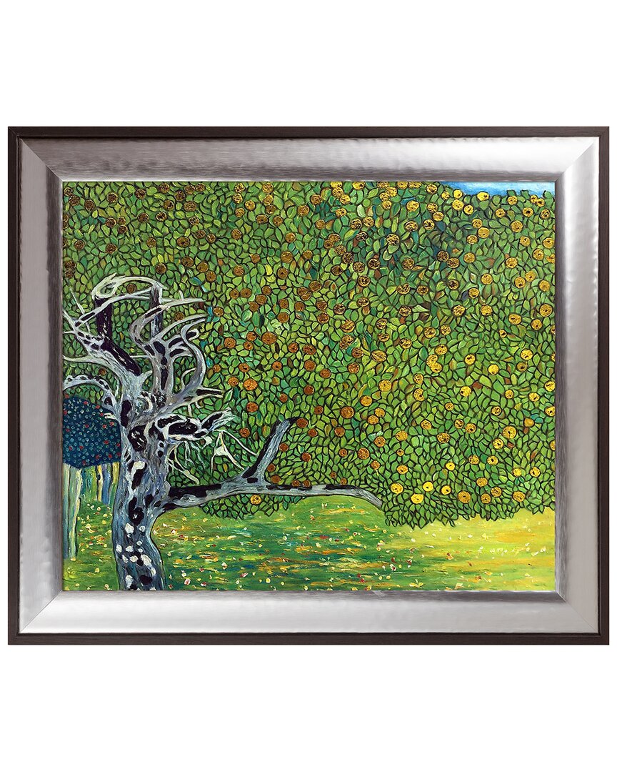 La Pastiche Golden Apple Tree Luxury Framed Art Print In Multicolor