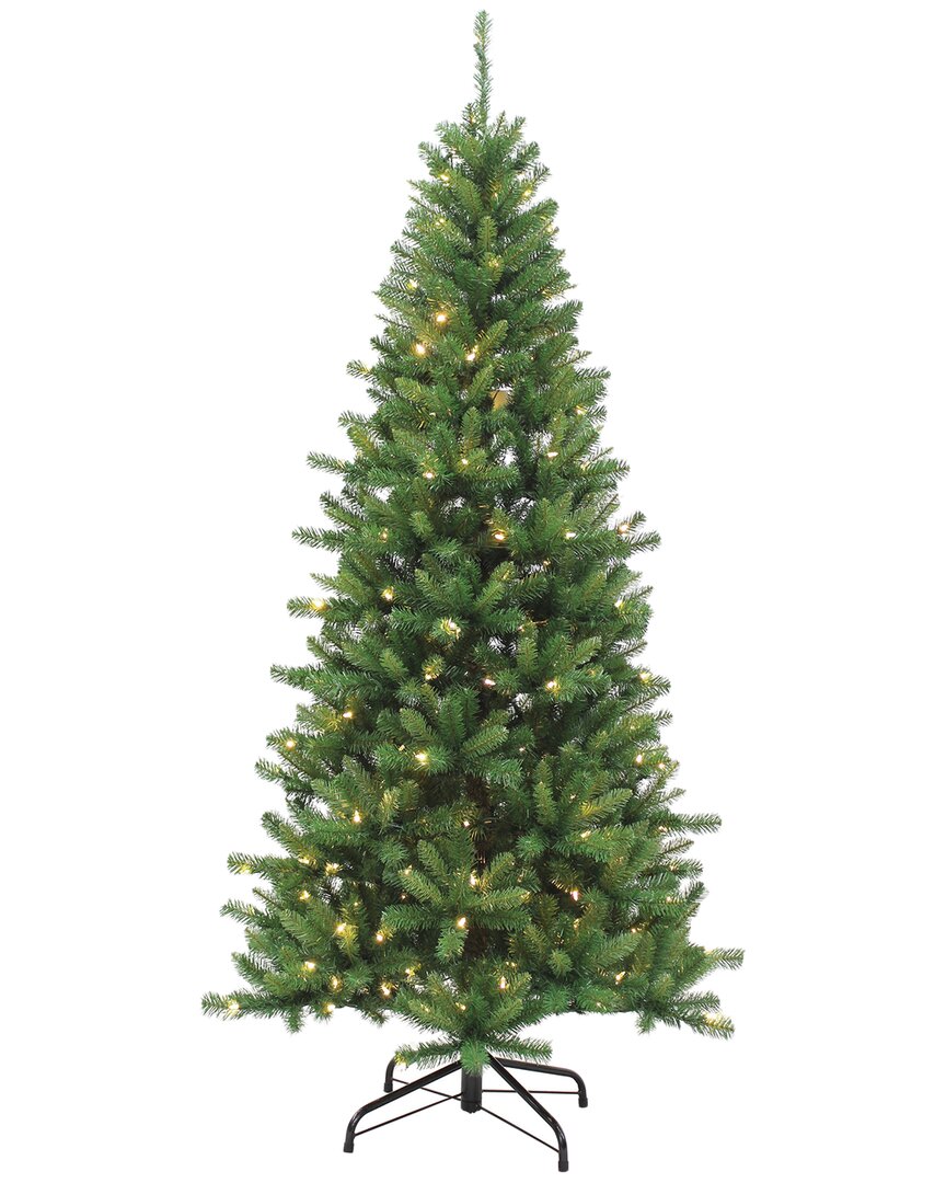 Sterling Tree Company 7ft Pre-lit Ozark Pine With 230 Dual Color Changing Led Lights In Green