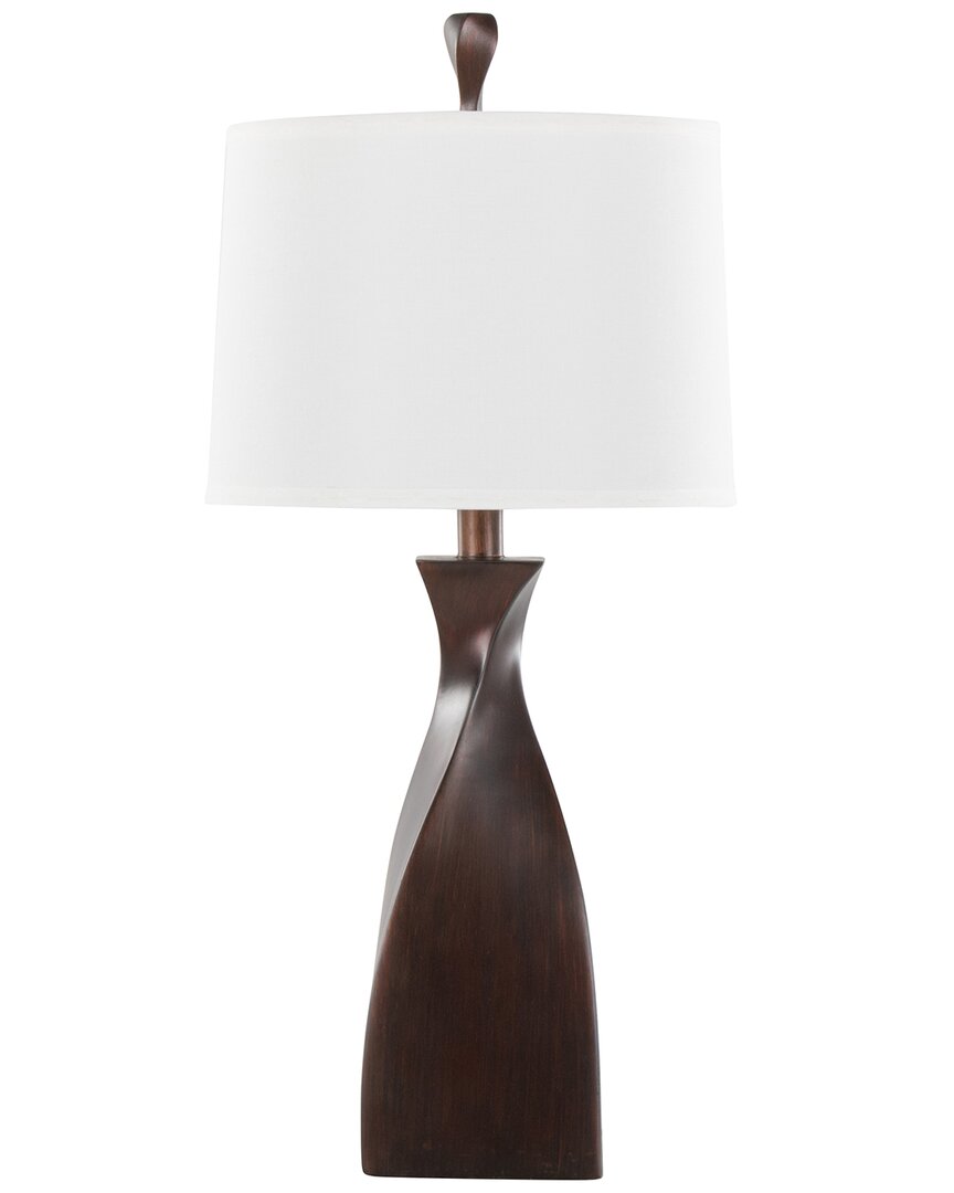 Lumisource Curvo 30 Contemporary Polyresin Table Lamp In Cop In Multi