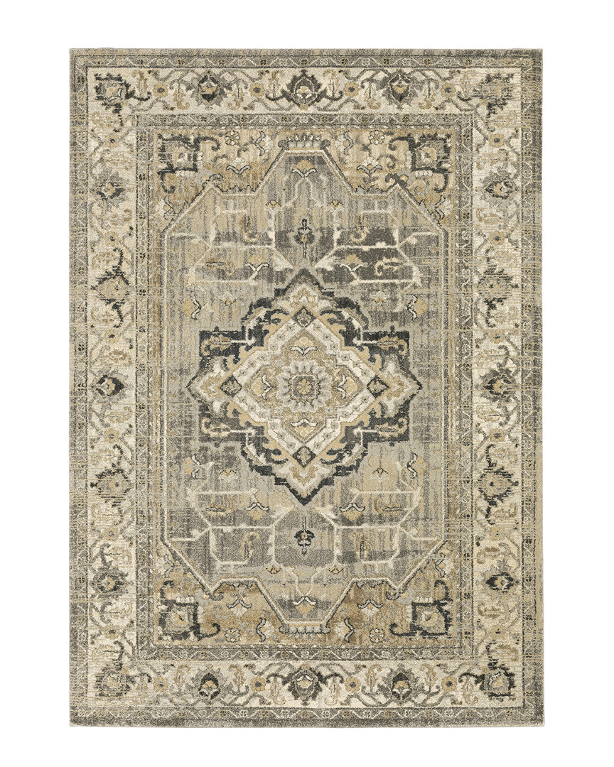 Stylehaven Fairlawn Faded Medallion Rug In Neutral