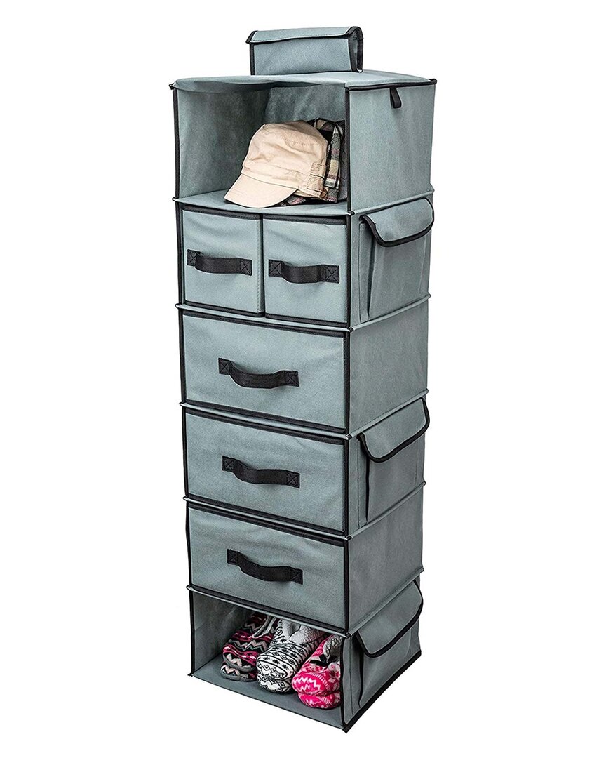 3p Experts Closet Organizer With Drawers In Grey