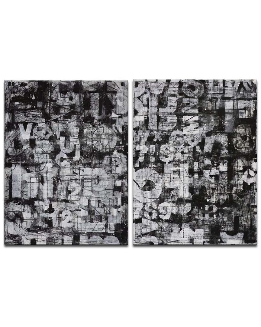 Ready2hangart Street Wise I/ii 2pc Wrapped Canvas Wall Art By Norman Wyatt