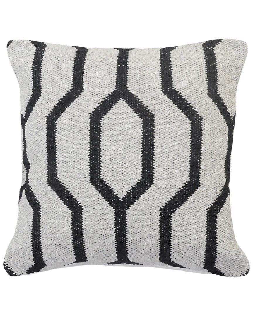 Lr Home Ingrid Black And White Geometric Throw Pillow