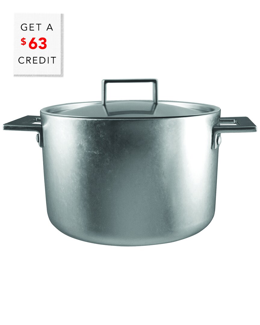 Mepra Attiva Pewter Pot With Lid With $50 Credit