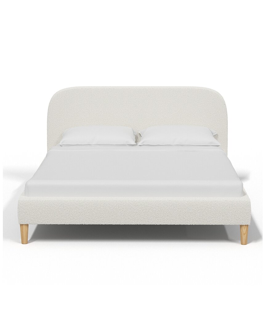 Shop Skyline Furniture Upholstered Bed Navarro In White