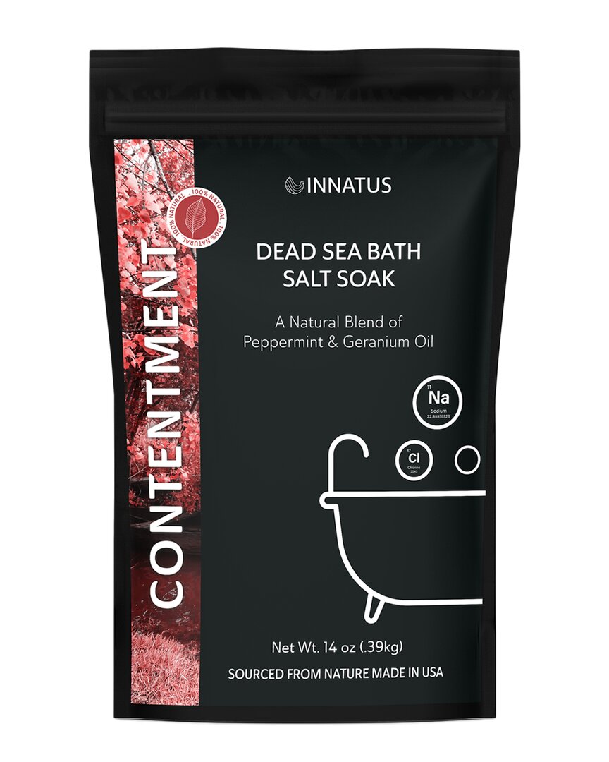 Innatus 14oz Dead Sea Contentment Bath Salt Soak With 21 Minerals