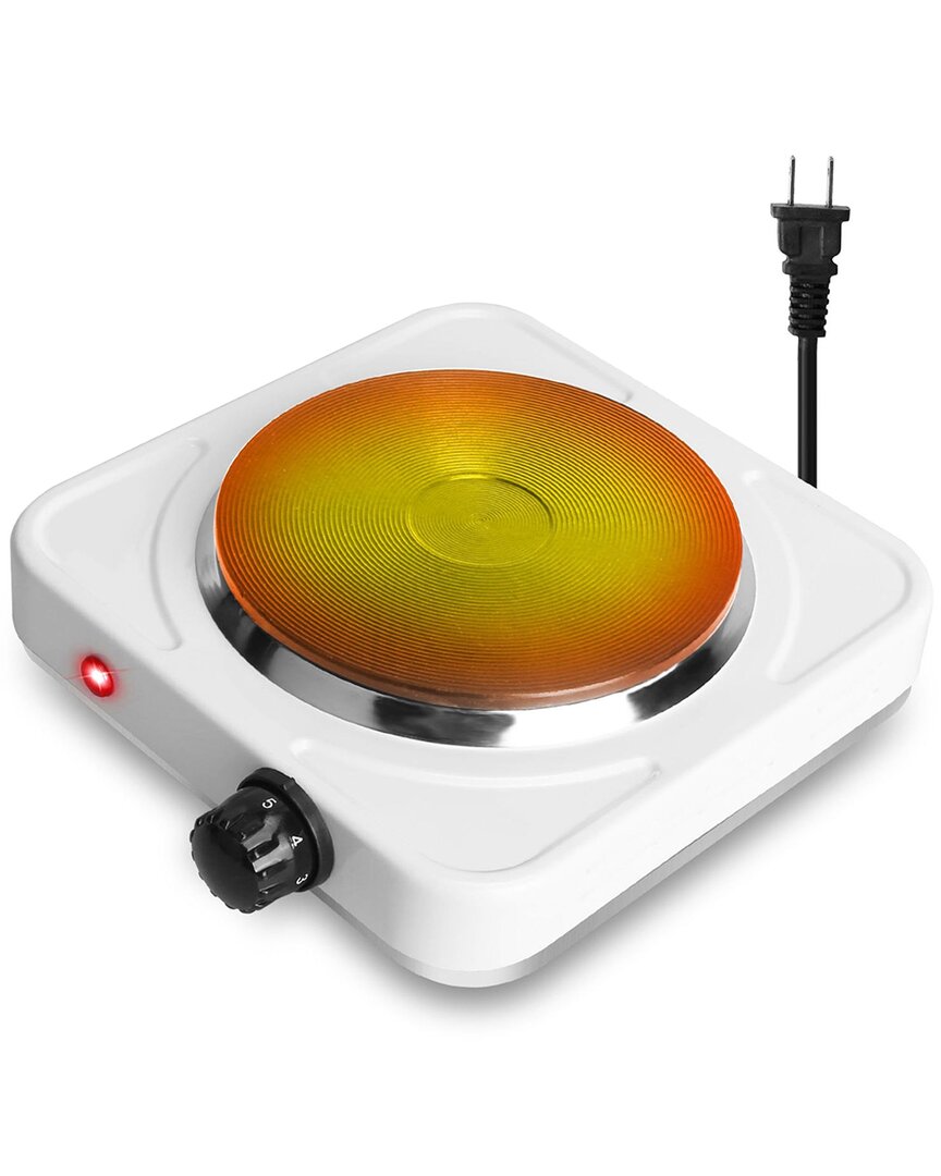 Fresh Fab Finds Imountek Portable 1500w Electric Single Burner Hot Plate Stove In White