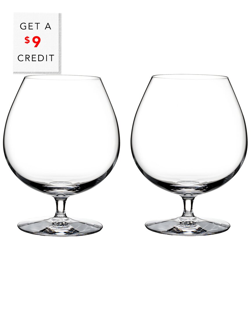 Waterford Elegance Brandy Glasses Set Of Two
