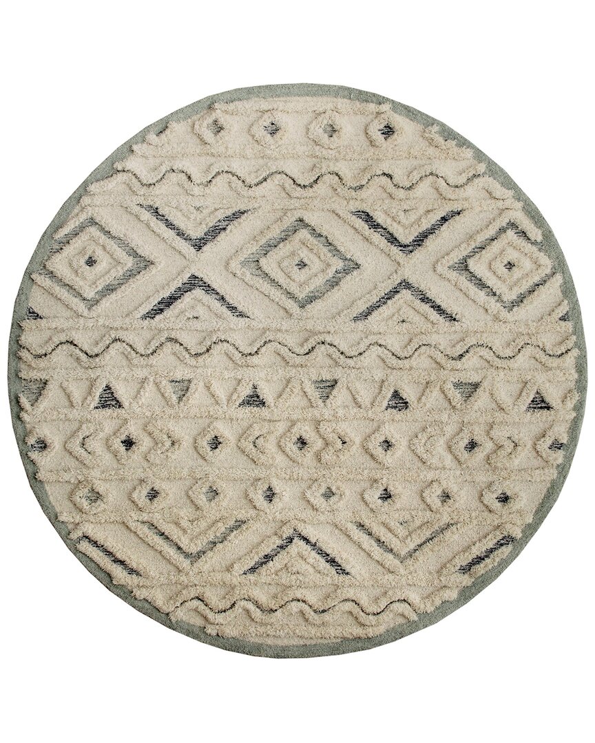 Lr Home Sinuous Modern Rug In Cream