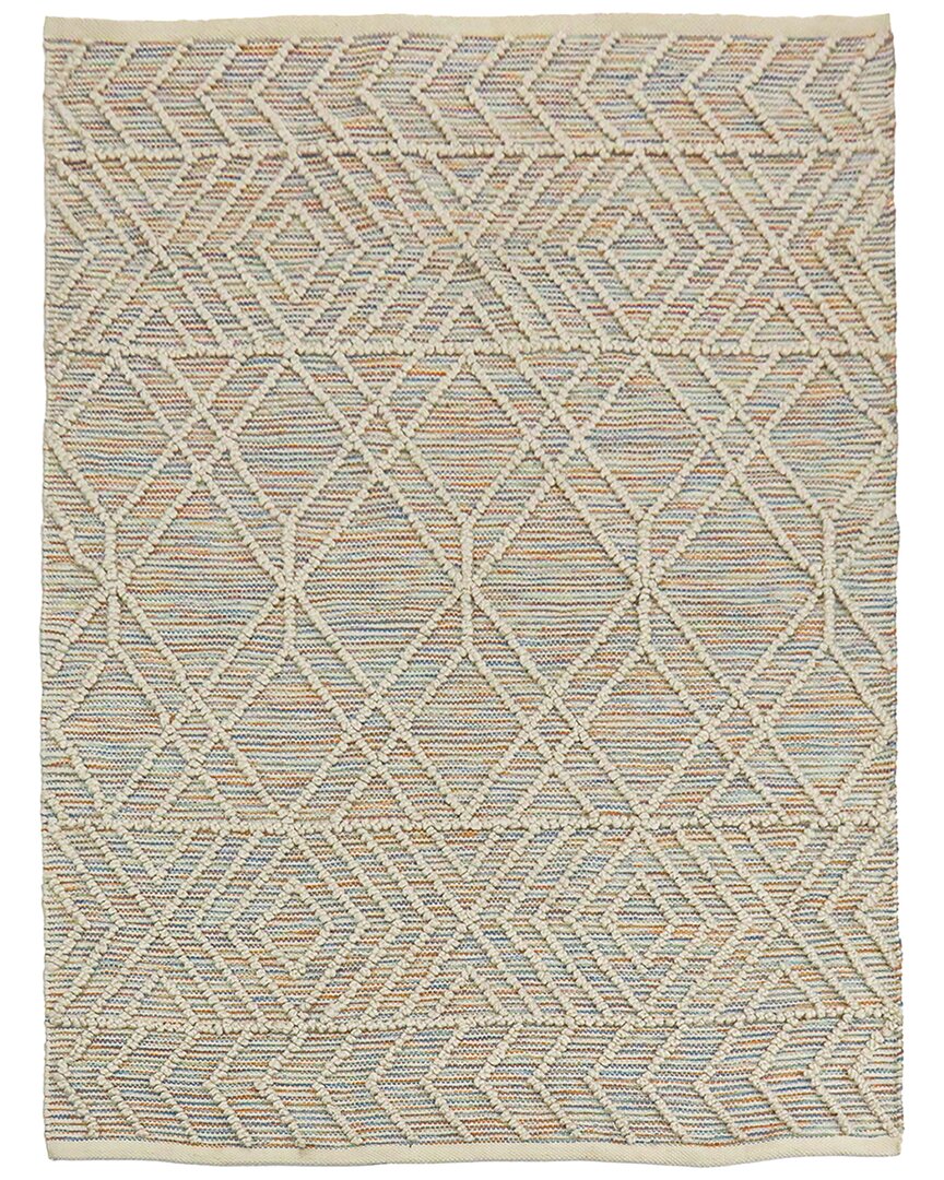 National Tree Company Hand Woven Outdoor Rug In Multicolor