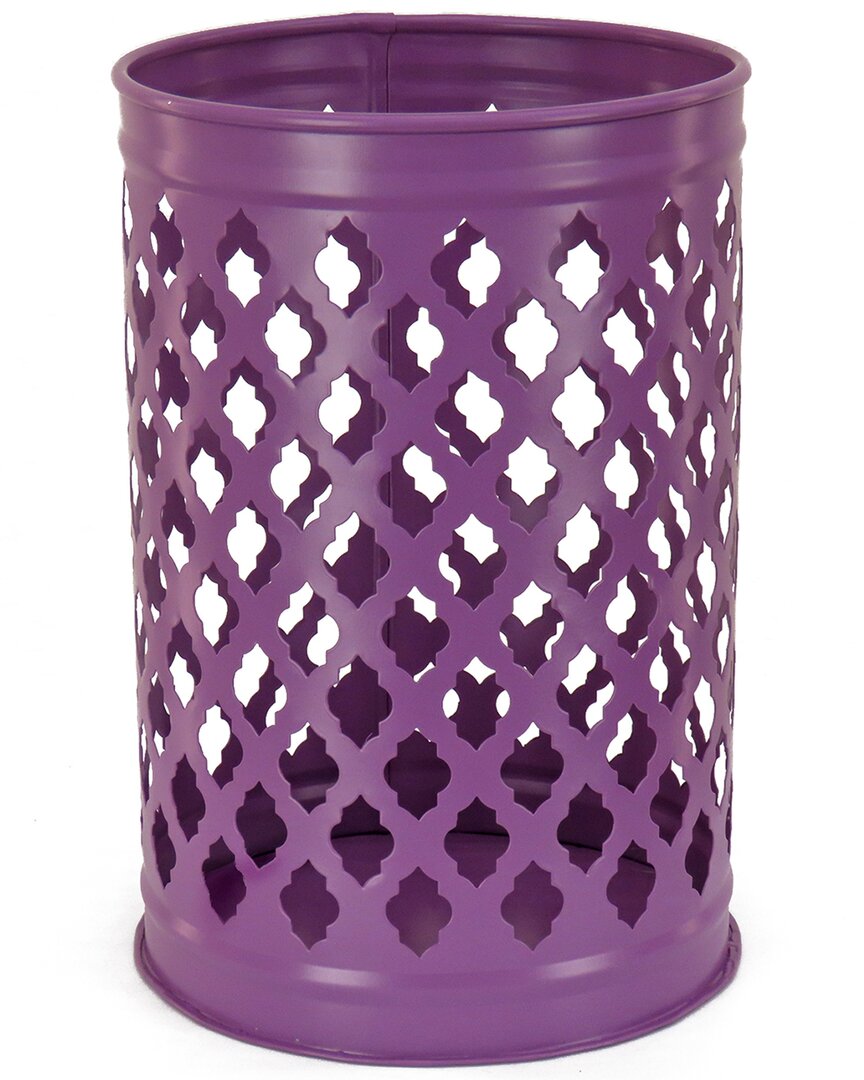 National Tree Company 12in Candle Lantern In Purple