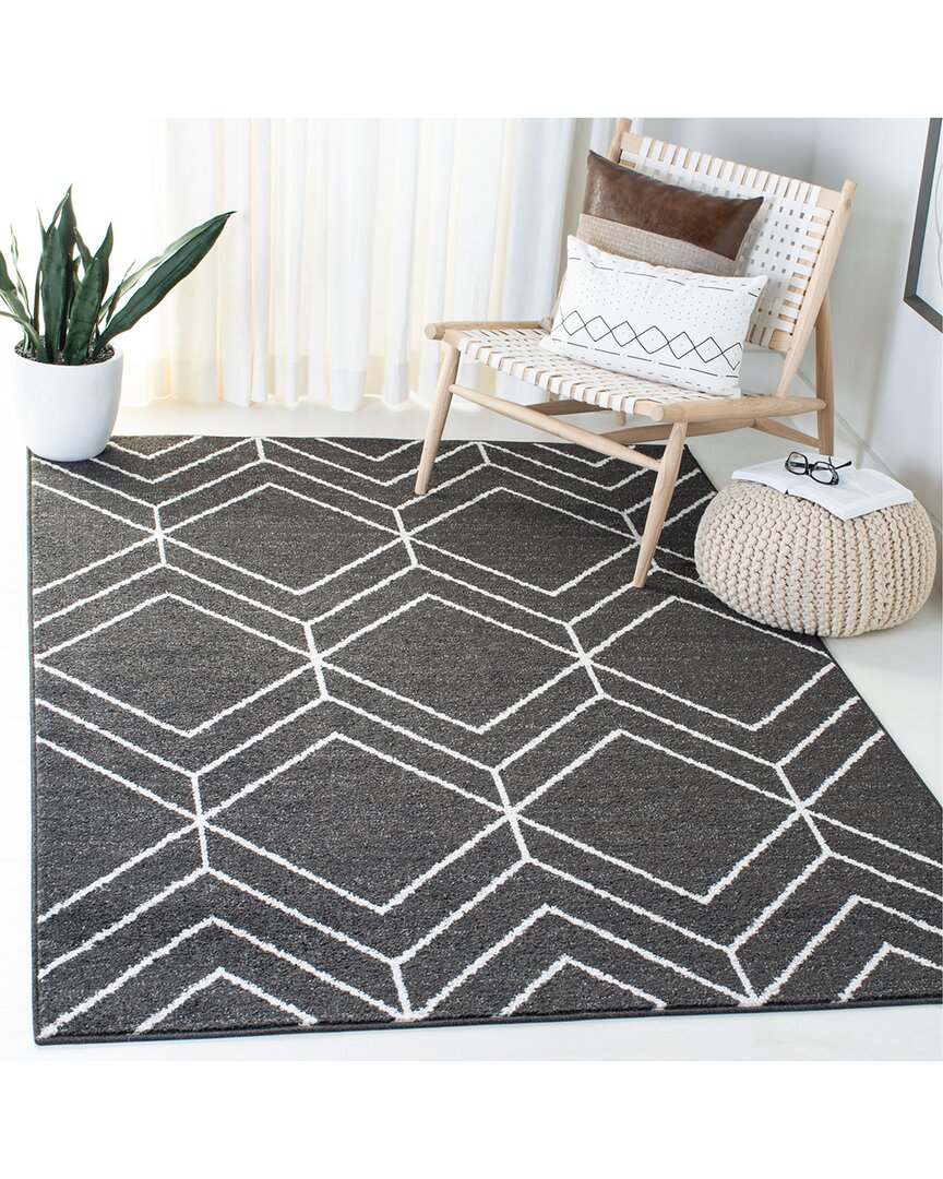 Safavieh Adirondack Dawnn Power Loomed Rug Brown / Ivory In Black