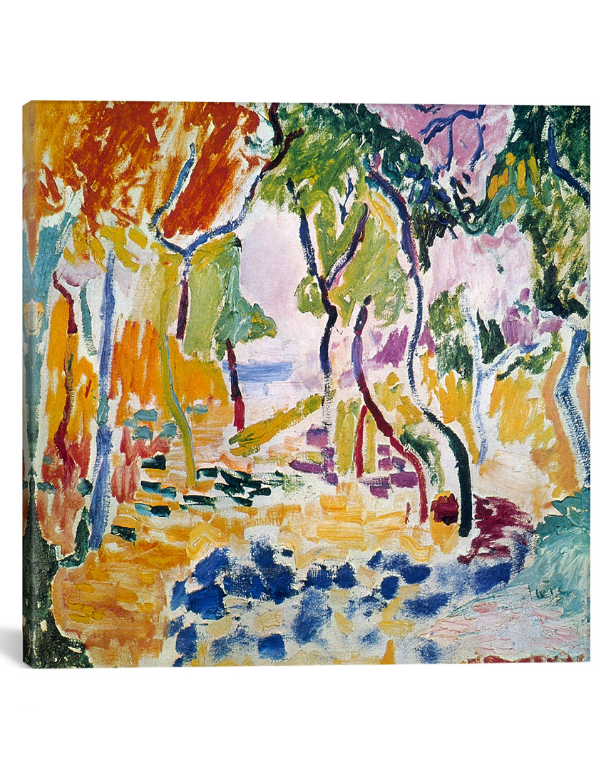 Icanvas Discontinued Landscape Near Collioure (study For Le Bonheur De Vivre), 19 By Henri Matisse
