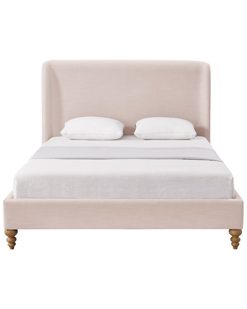 Shabby Chic Rosalyn Wingback Bed In Pink